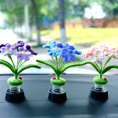 Car Dashboard Decor- Baby's Breath