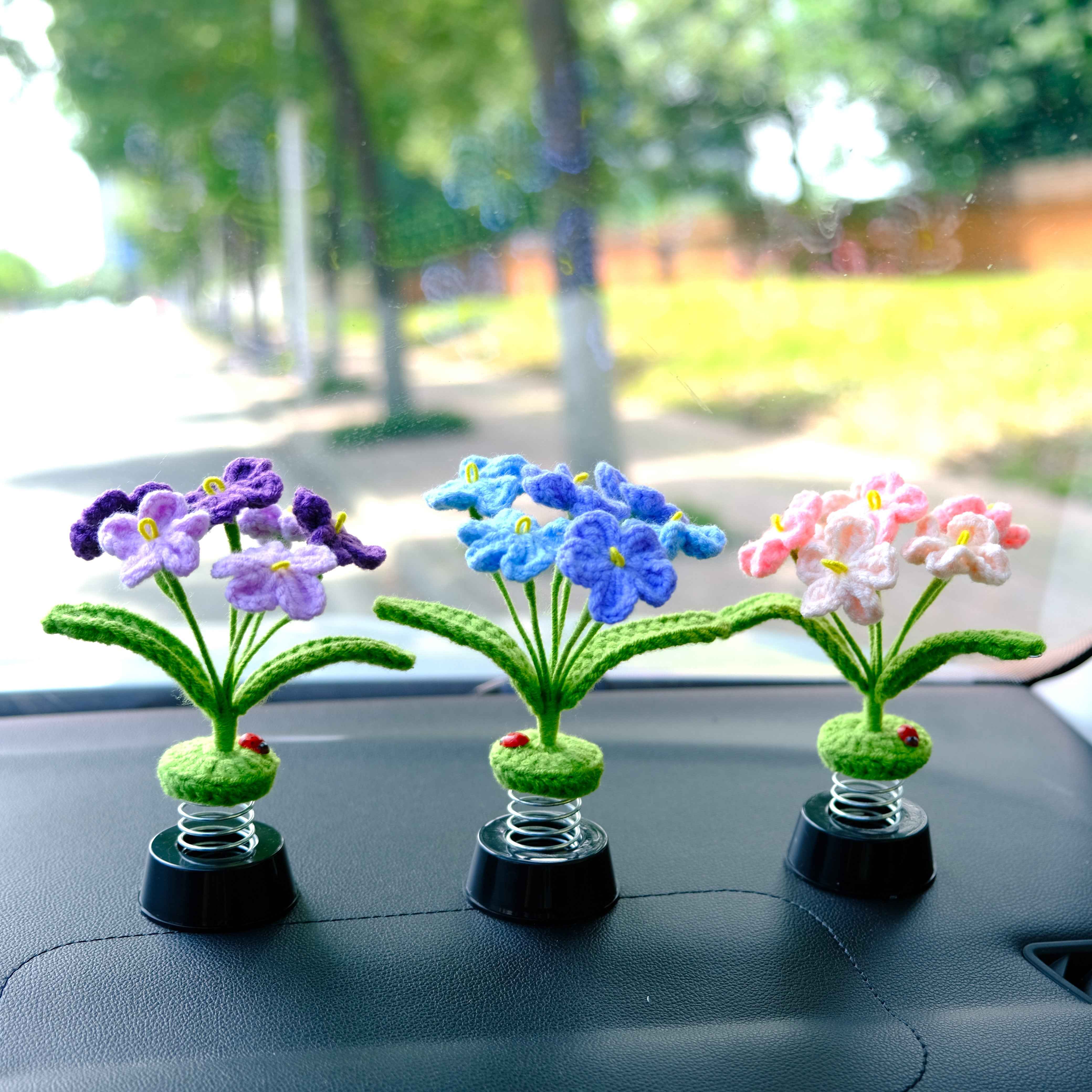 Car Dashboard Decor- Baby's Breath