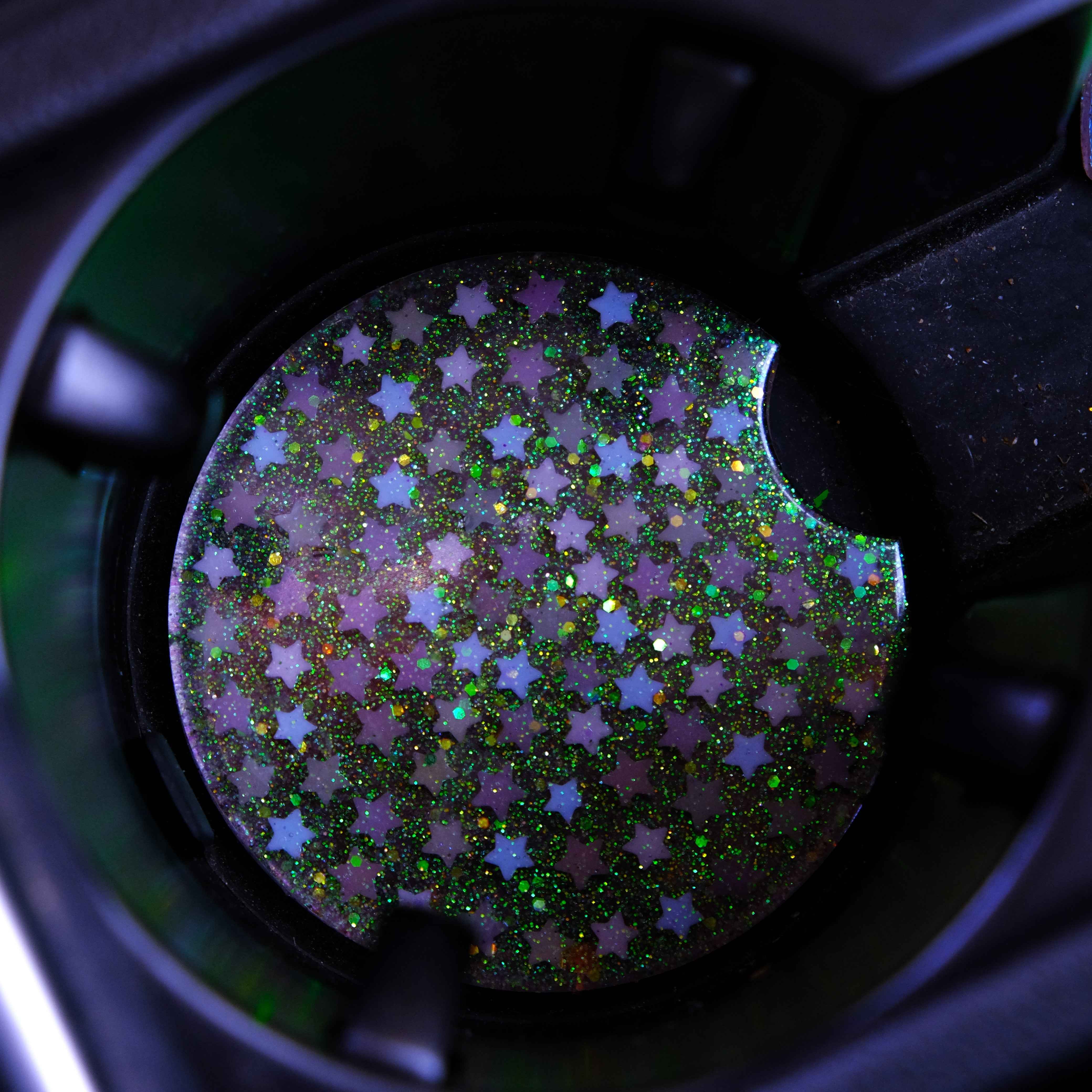 Set of 2 Car Drink Coasters - Stars