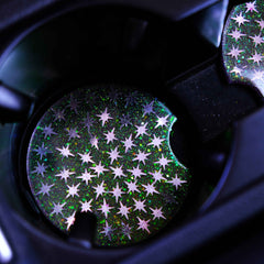 Set of 2 Car Drink Coasters - Stars