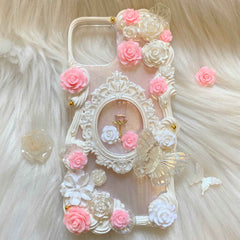 Custom Decoden Phone Case Rose