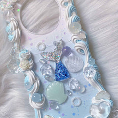 Custom Decoden Phone Case Mermaid tail& Shells