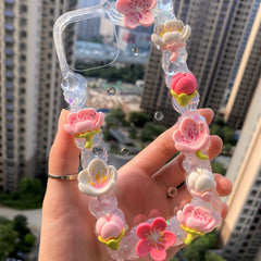 Custom Decoden Phone Case Cherry Blossom & Tulip