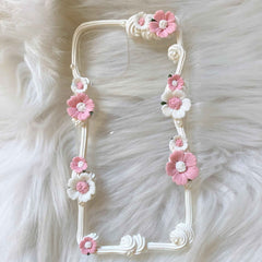 Custom Decoden Phone Case Clay Cherry Blossom