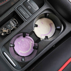 Set of 2 Smiley Face Car Drink Coasters