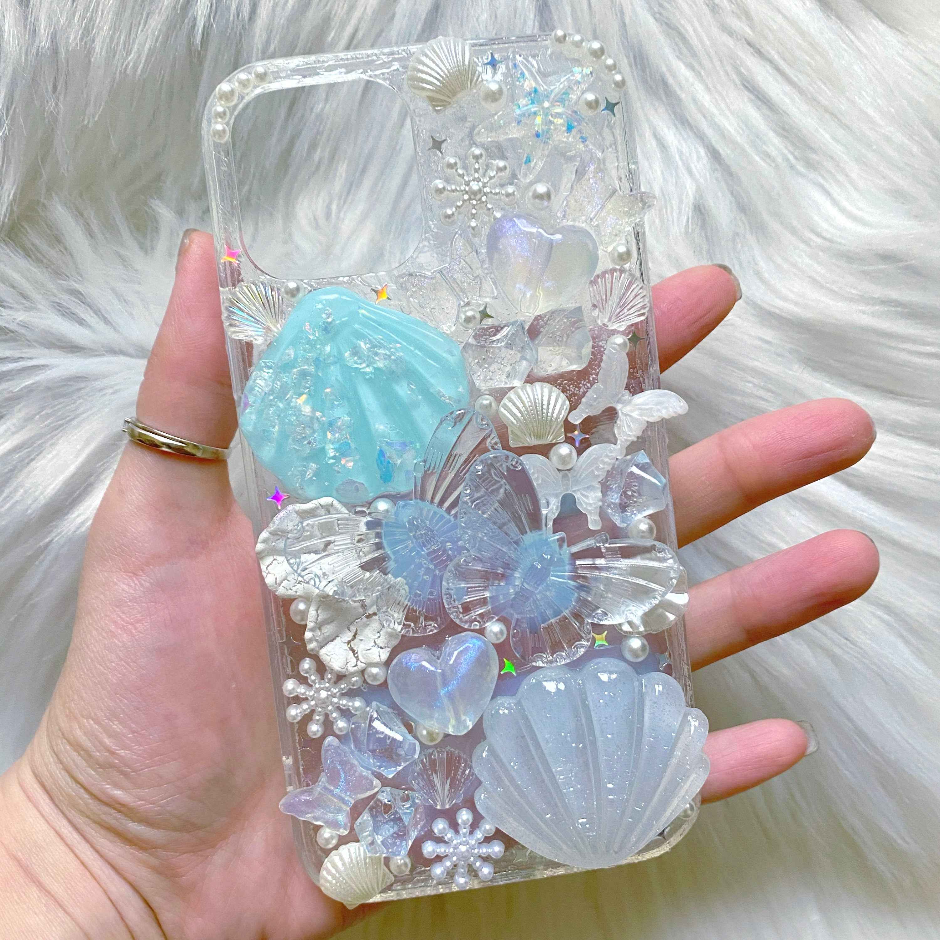 Custom Decoden Phone Case Shells & Butterfly