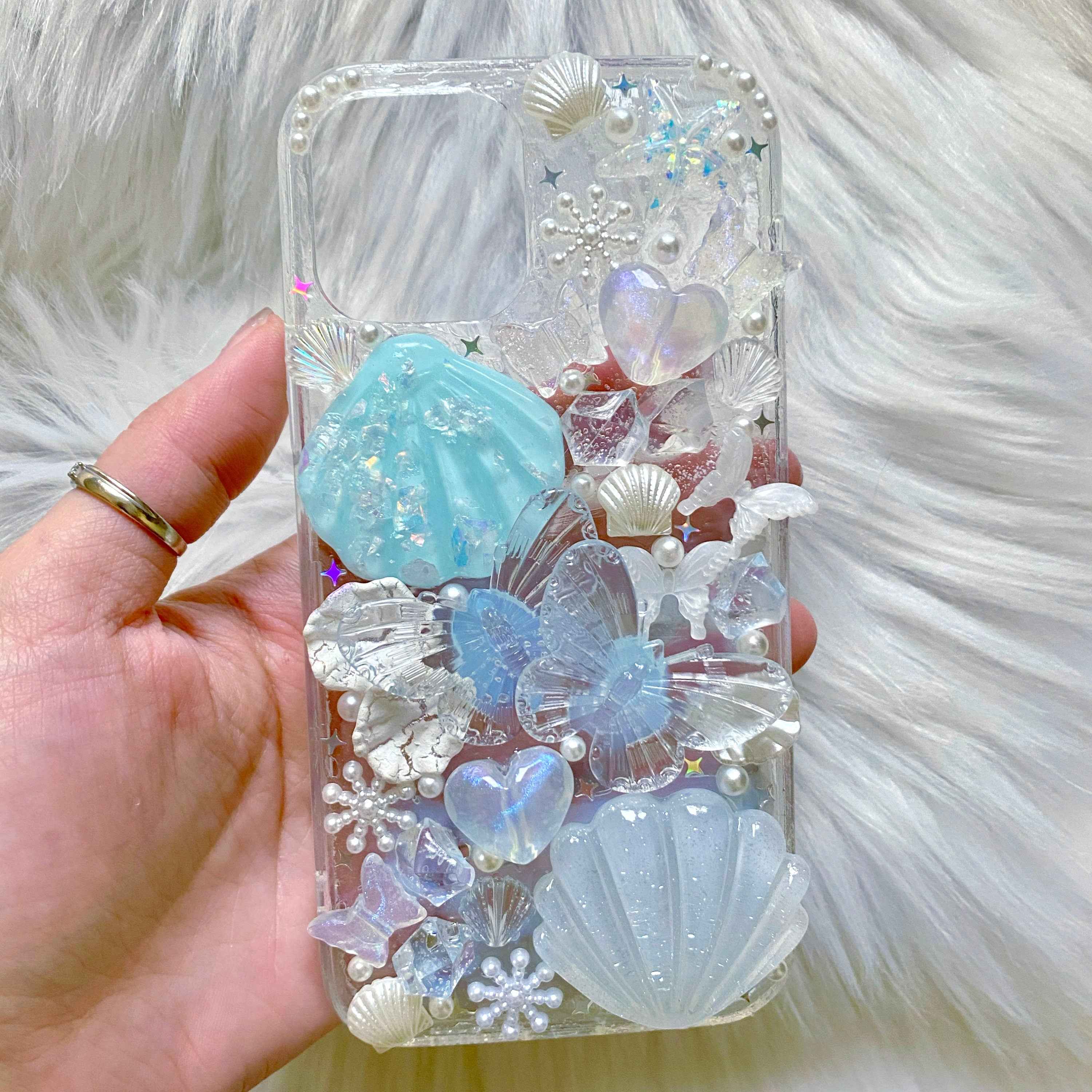 Custom Decoden Phone Case Shells & Butterfly