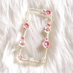 Custom Decoden Phone Case Clay Cherry Blossom