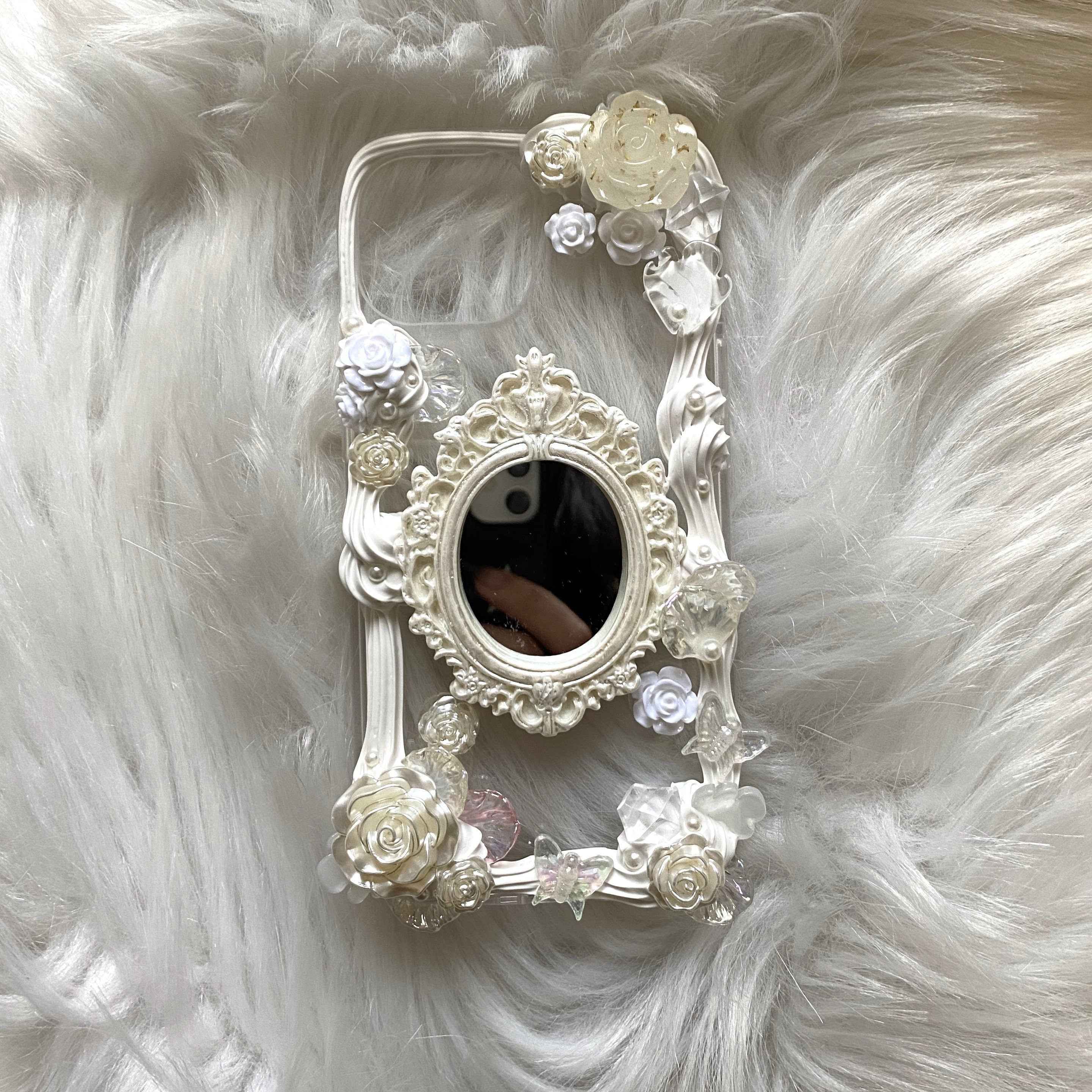 Custom Decoden Phone Case Rose & Mirror