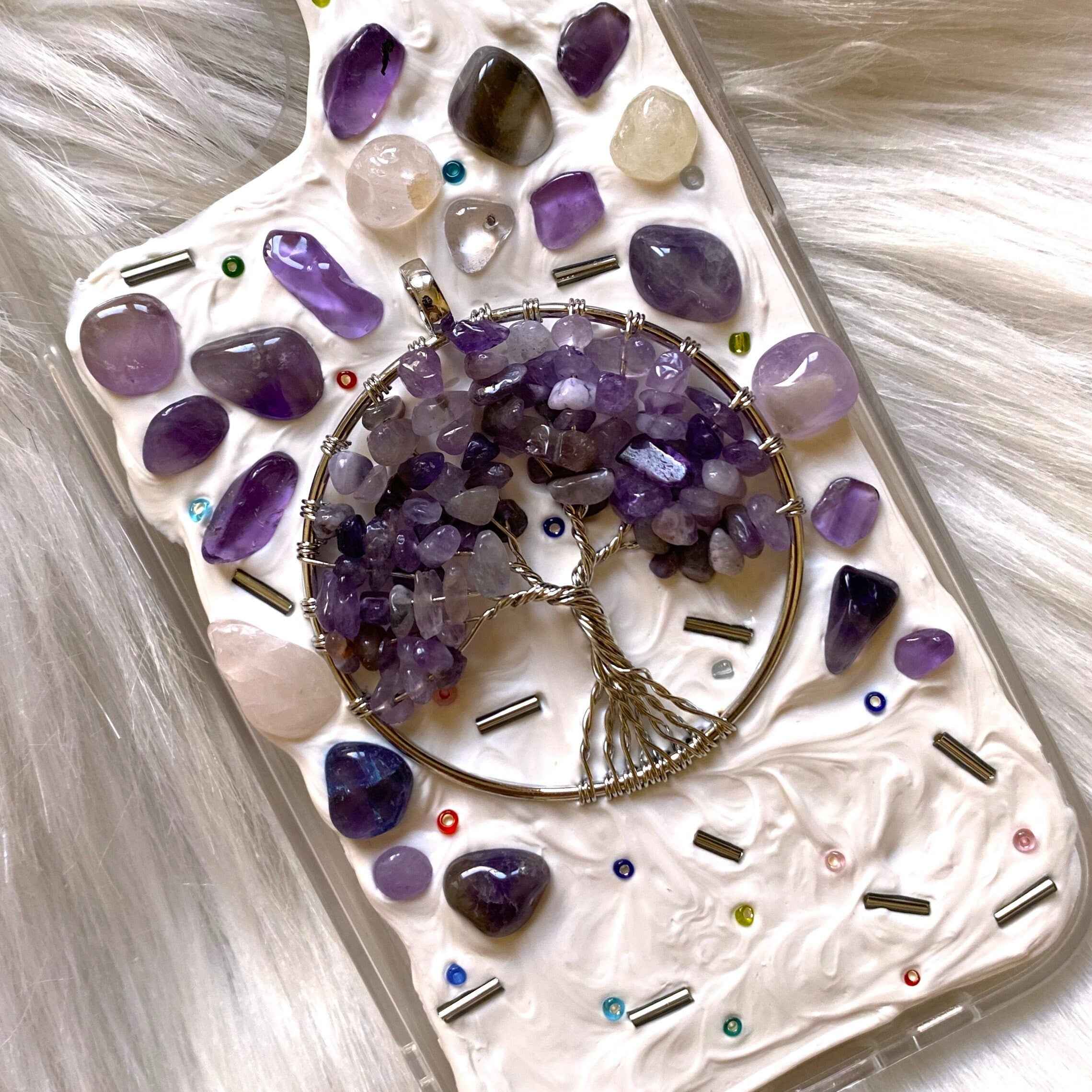 Custom Decoden Phone Case - Crystal Life Tree