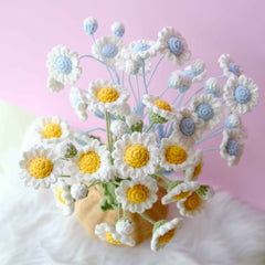 Crochet Daisy Flower Bouquet