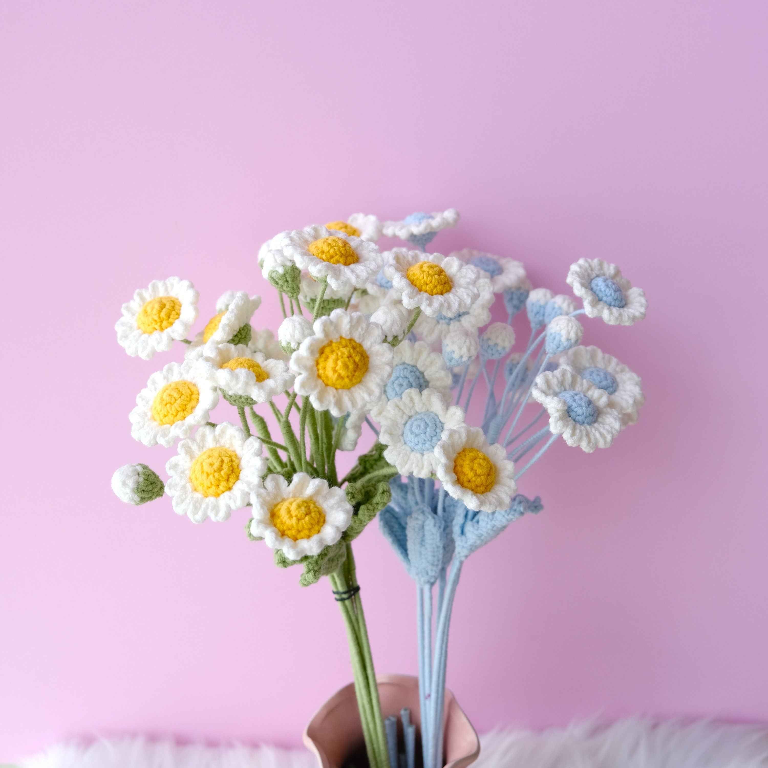 Crochet Daisy Flower Bouquet