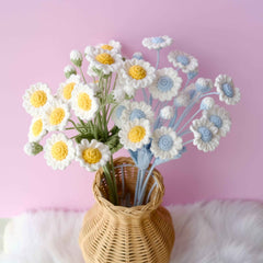 Crochet Daisy Flower Bouquet