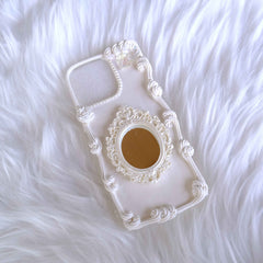 Custom Decoden Phone Case Ribbon Bow with Mirror