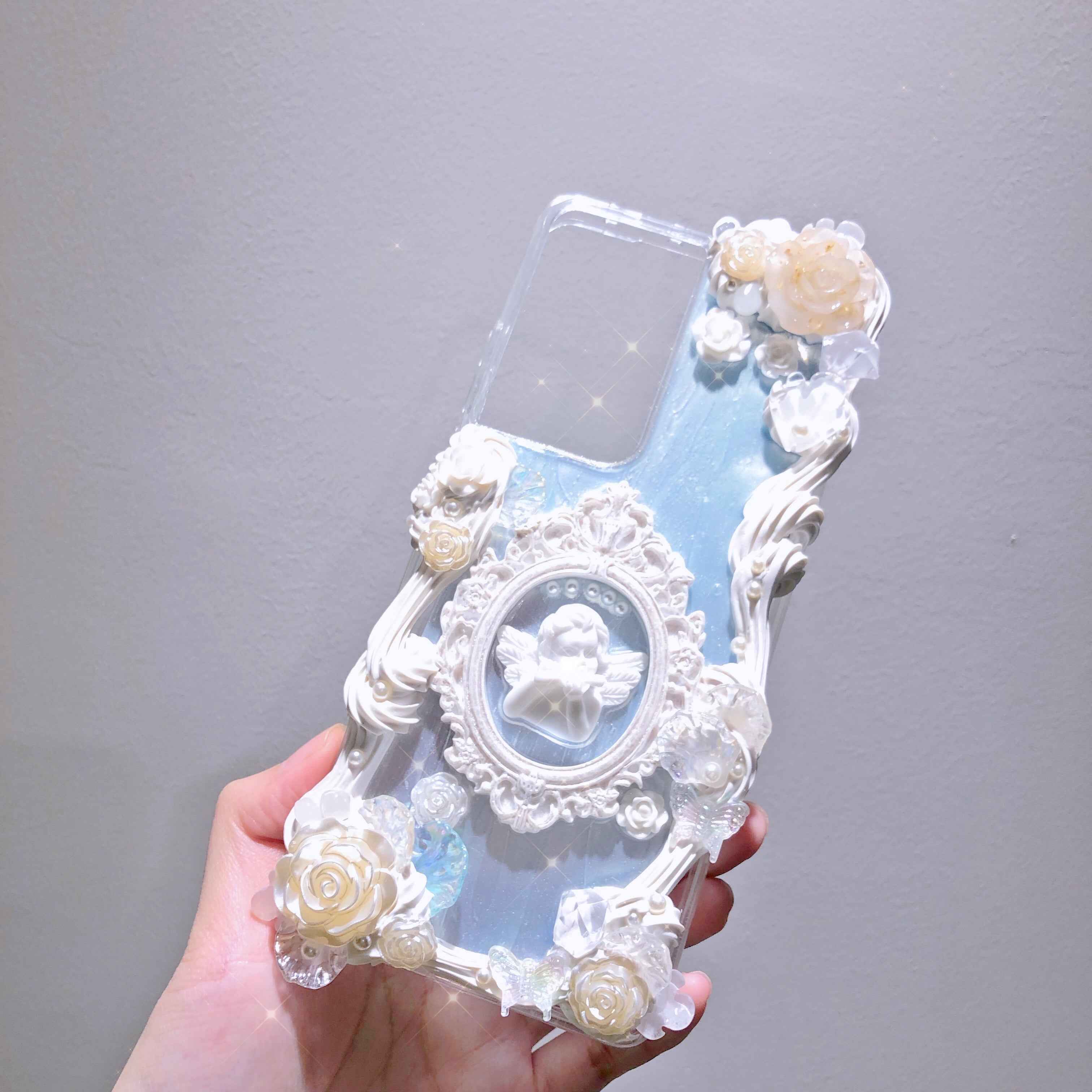 Decoden Phone Case Baroque Cherub