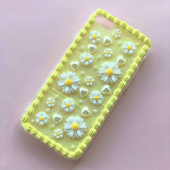 Decoden Phone Case Daisy Flower