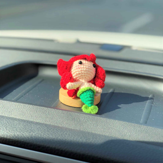 Croceht Car Dashboard Decor- Little Mermaid