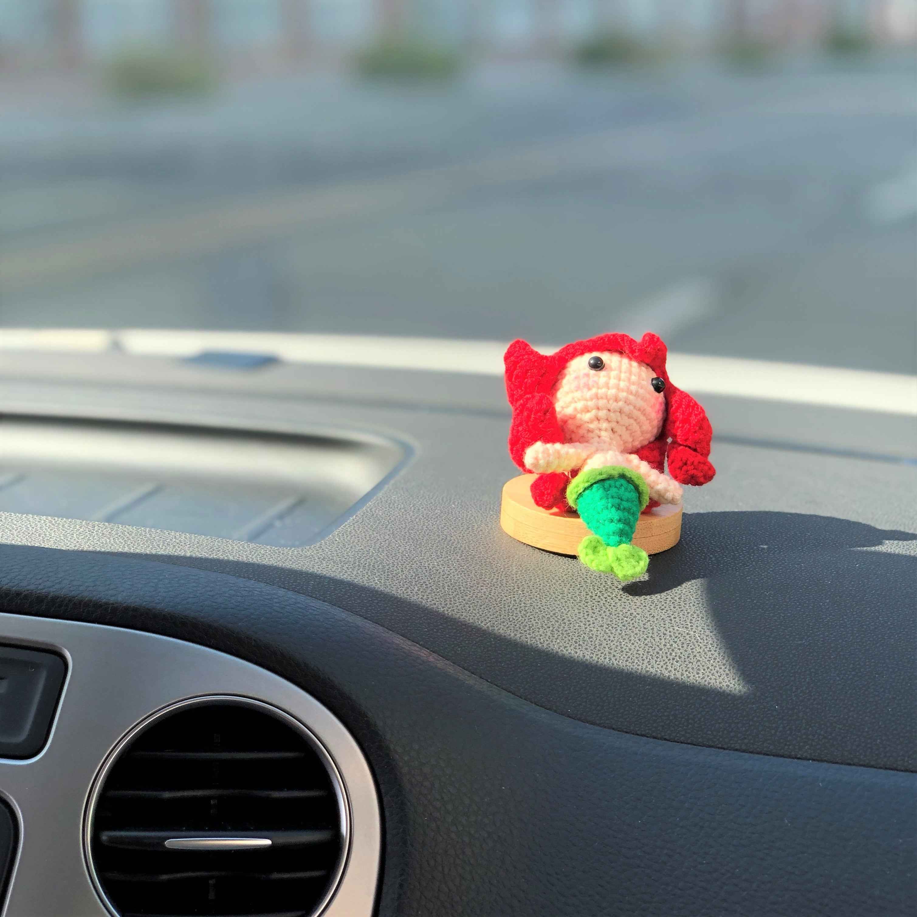 Croceht Car Dashboard Decor- Little Mermaid