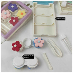 Pack of 2 Contact Lense Case Daisy Flowers