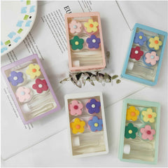Pack of 2 Contact Lense Case Daisy Flowers