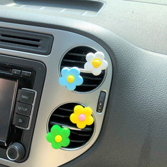 GFSISARTY Plaster Daisy Car Vent Clips Air Freshener - Size Middle