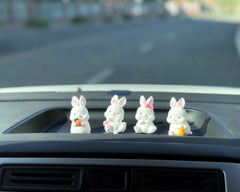 Car Dashboard Decor- Bunny Set