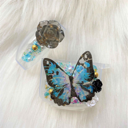 Decoden AirPods Case Butterfly & Rose
