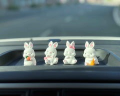 Car Dashboard Decor- Bunny Set
