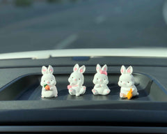 Car Dashboard Decor- Bunny Set
