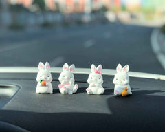 Car Dashboard Decor- Bunny Set