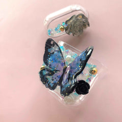 Decoden AirPods Case Butterfly & Rose