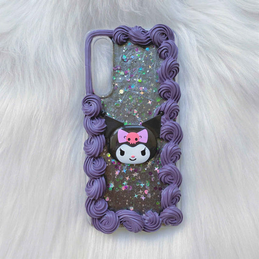 Anime Decoden Phone Case Glitter Kuromi