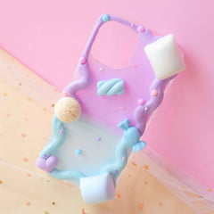 Decoden Phone Case Marshmallow & Ice Cream