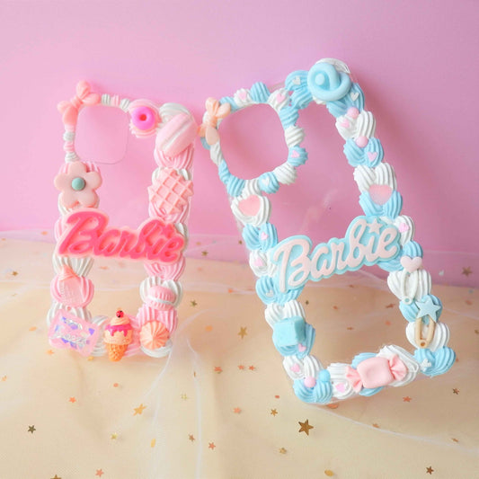 Decoden Phone Case Pastel Barbie