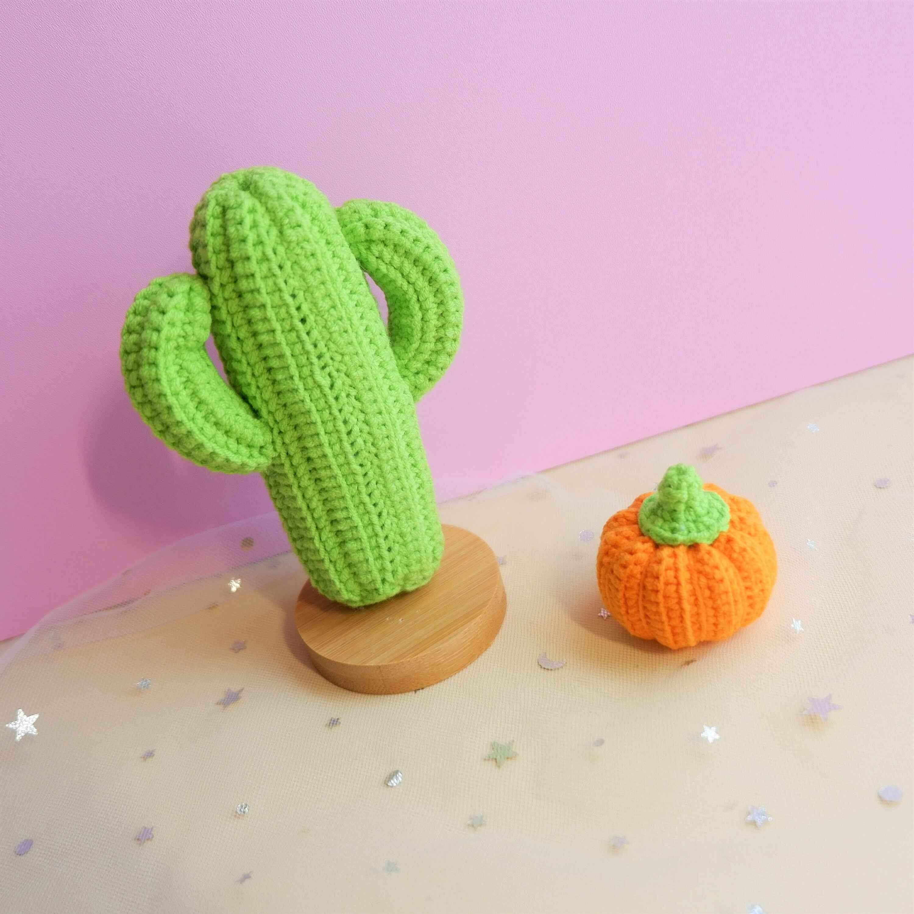 Crochet Car Dashboard Decor- Cactus
