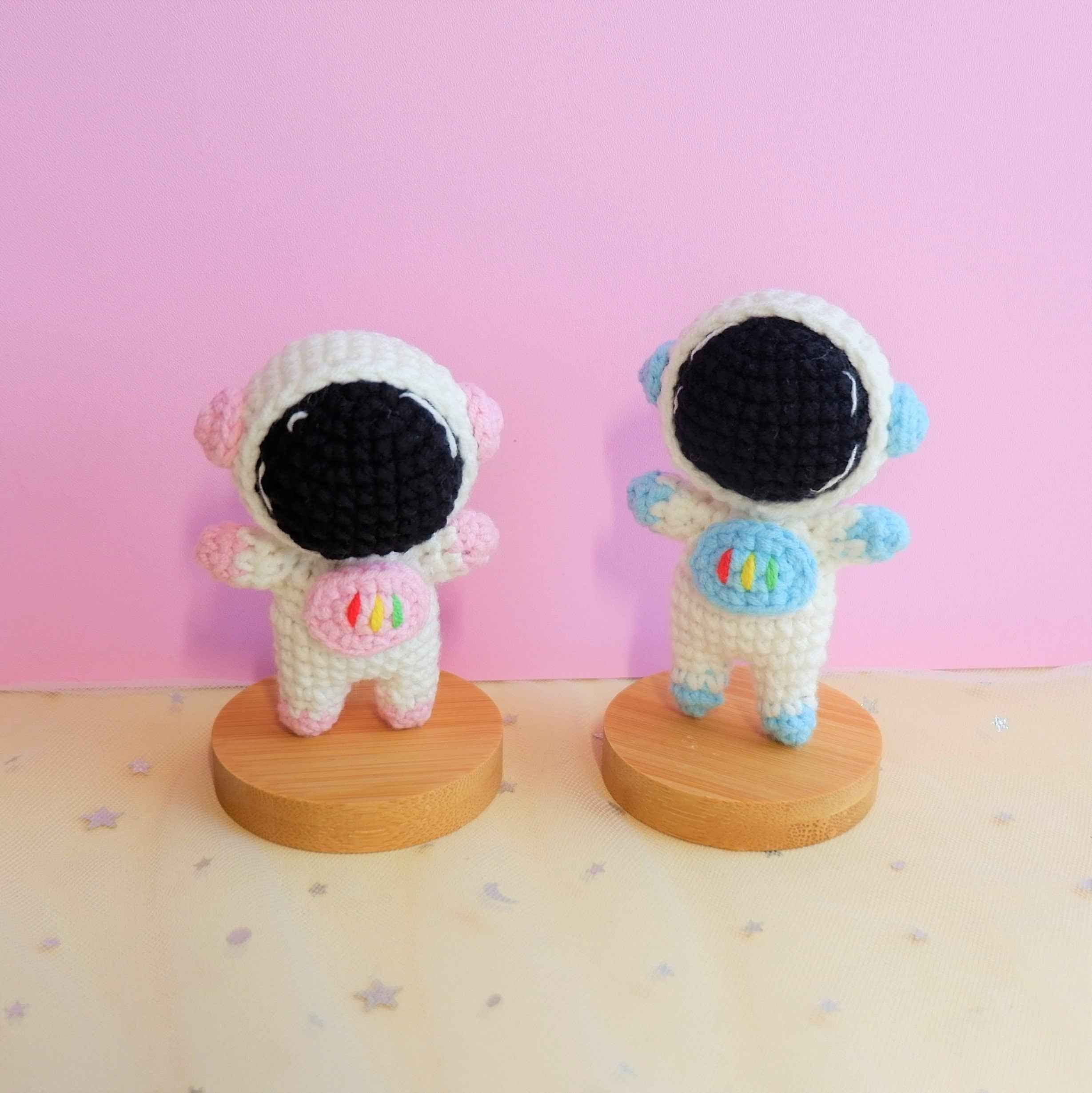 Crochet Car Dashboard Decor- Astronauts