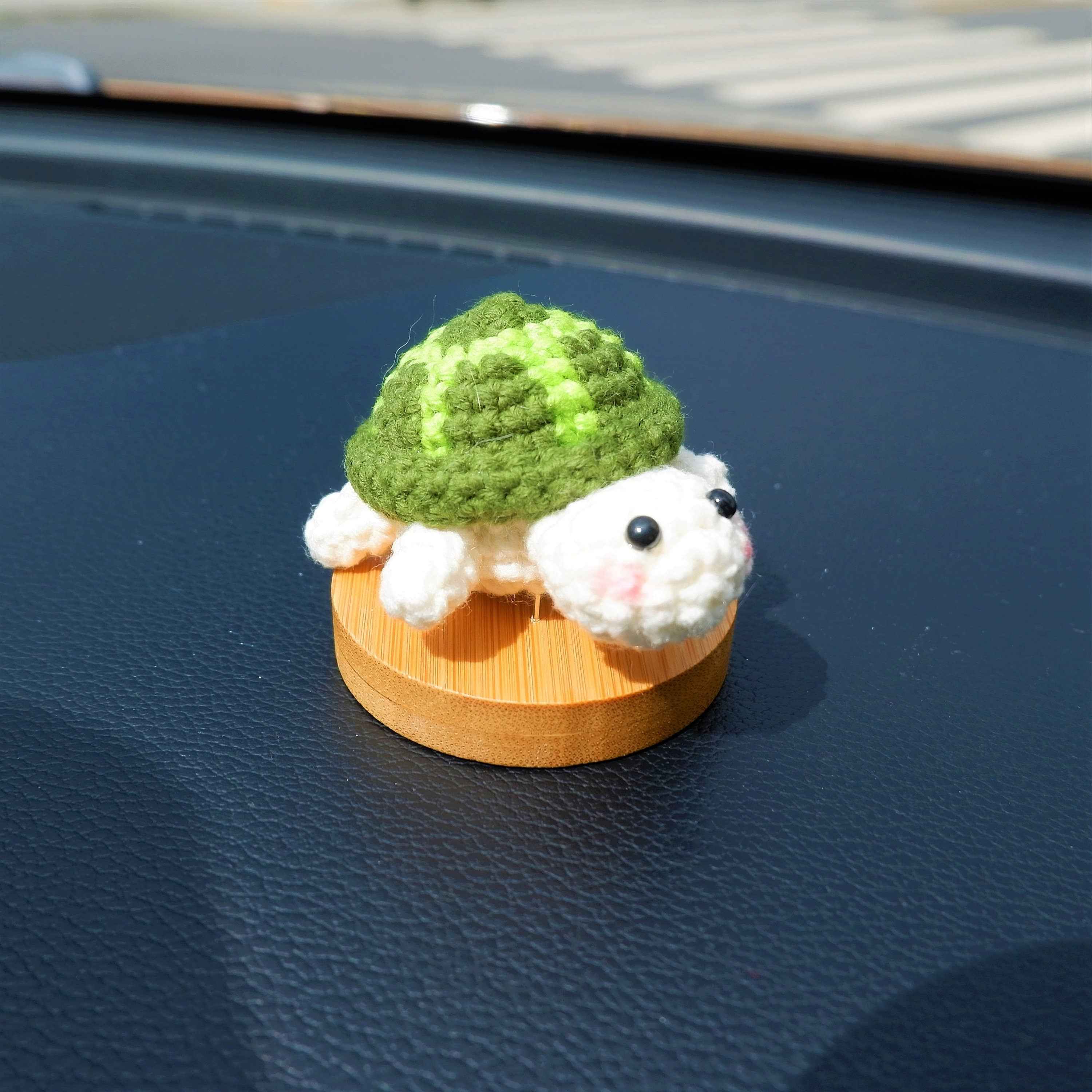 Crochet Car Dashboard Decor- Mini Sea Turtle