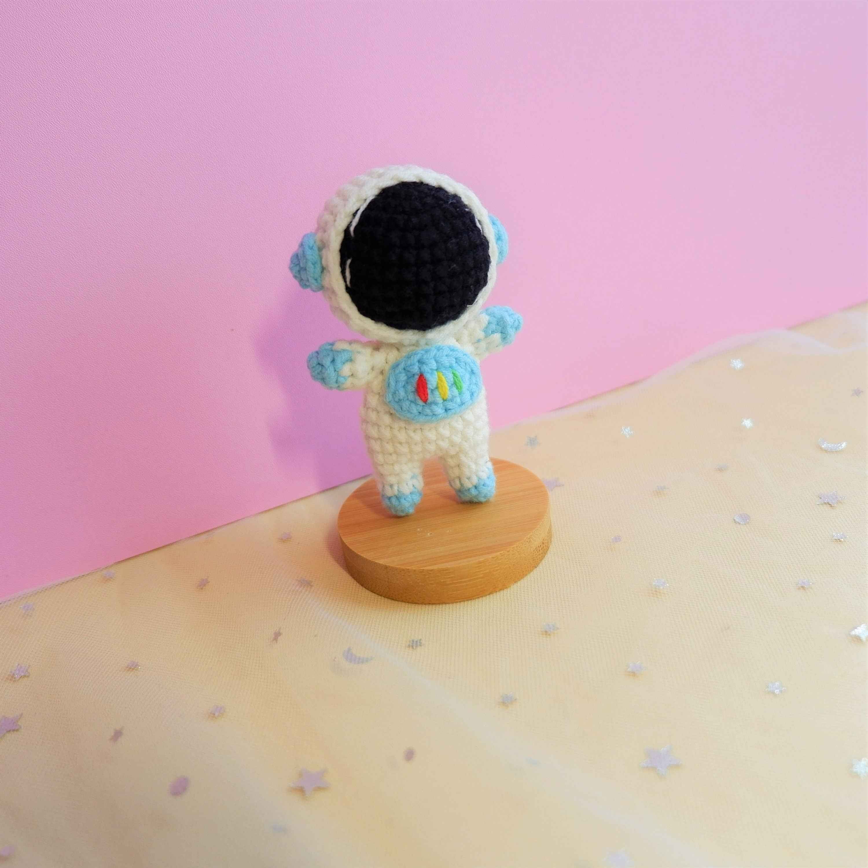 Crochet Car Dashboard Decor- Astronauts