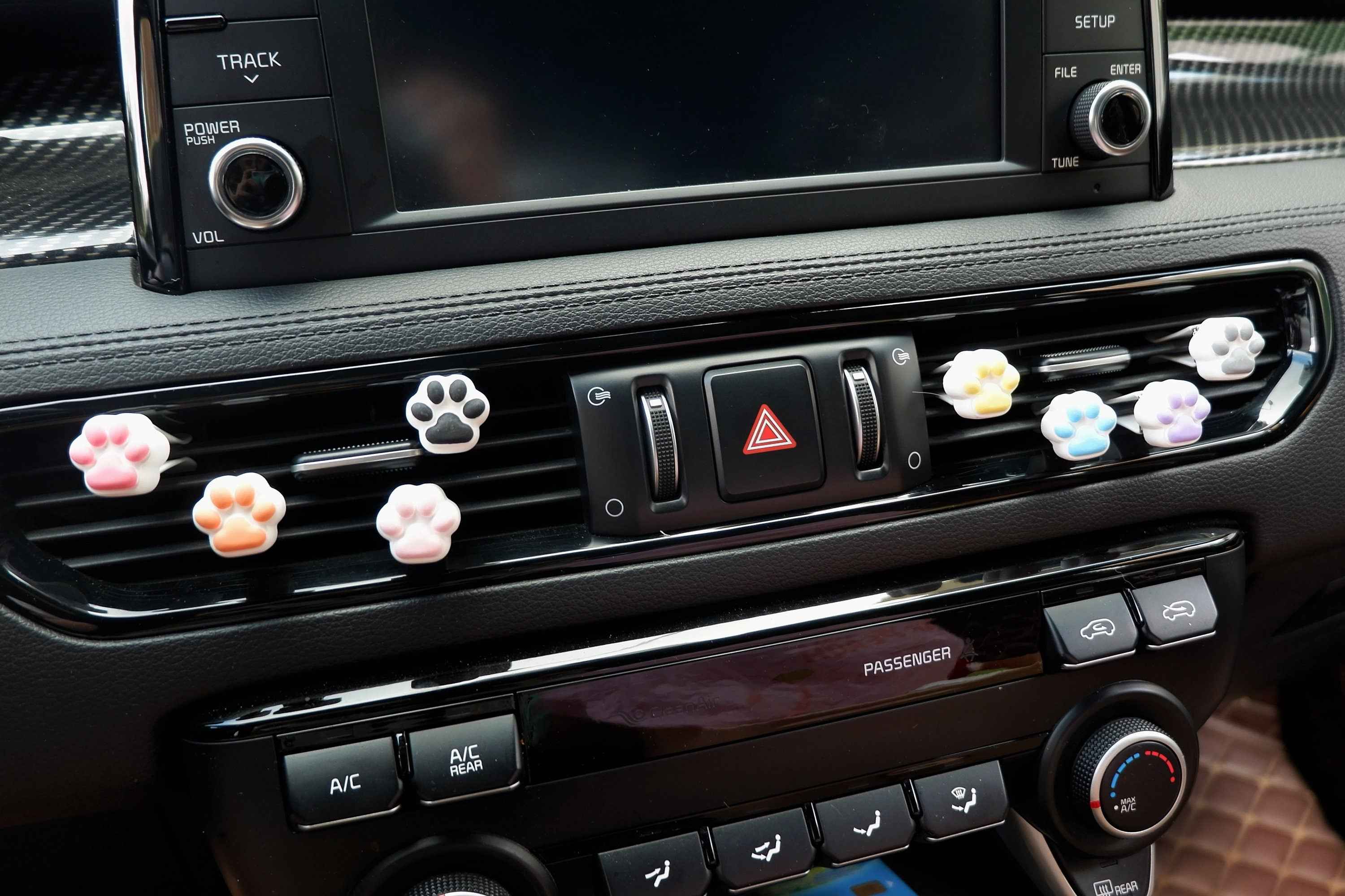 8Pcs/4pcs Car Air Freshener Vent Clips- Kawaii Mini Cat Paw