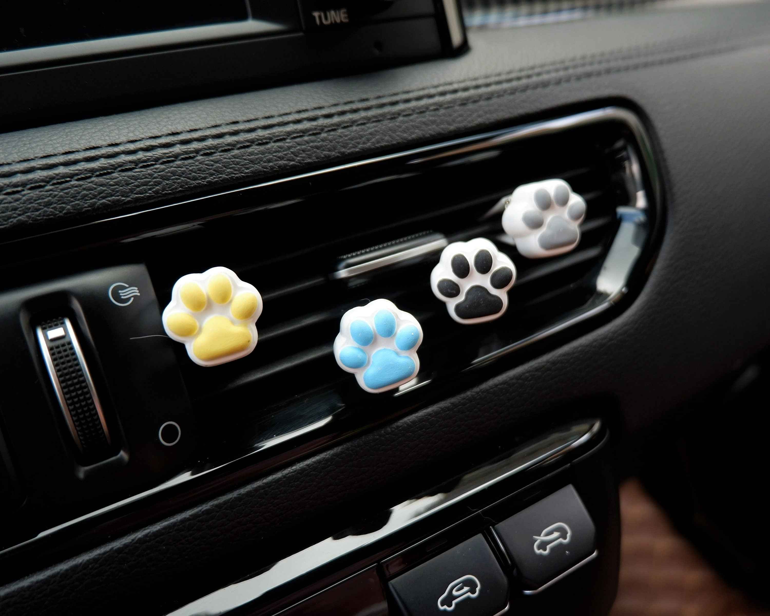 8Pcs/4pcs Car Air Freshener Vent Clips- Kawaii Mini Cat Paw