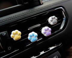 8Pcs/4pcs Car Air Freshener Vent Clips- Kawaii Mini Cat Paw