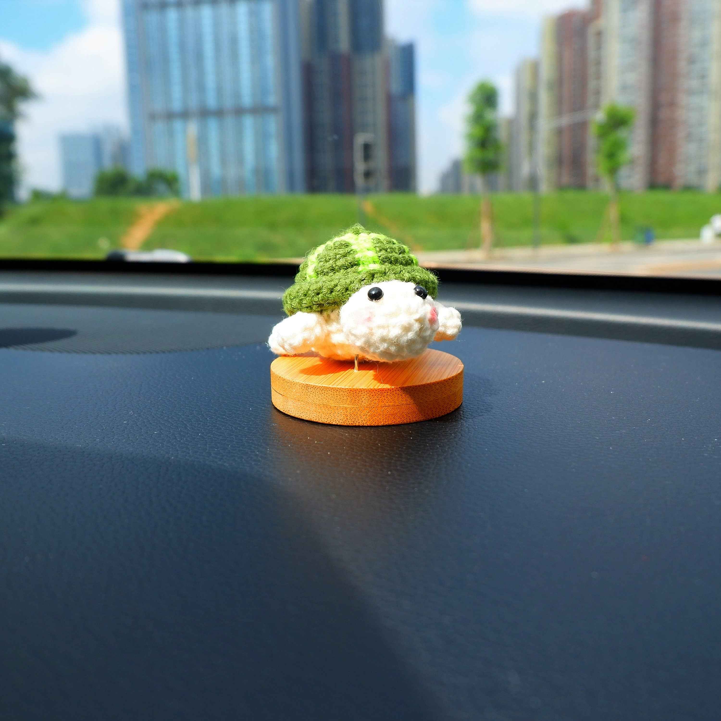Crochet Car Dashboard Decor- Mini Sea Turtle