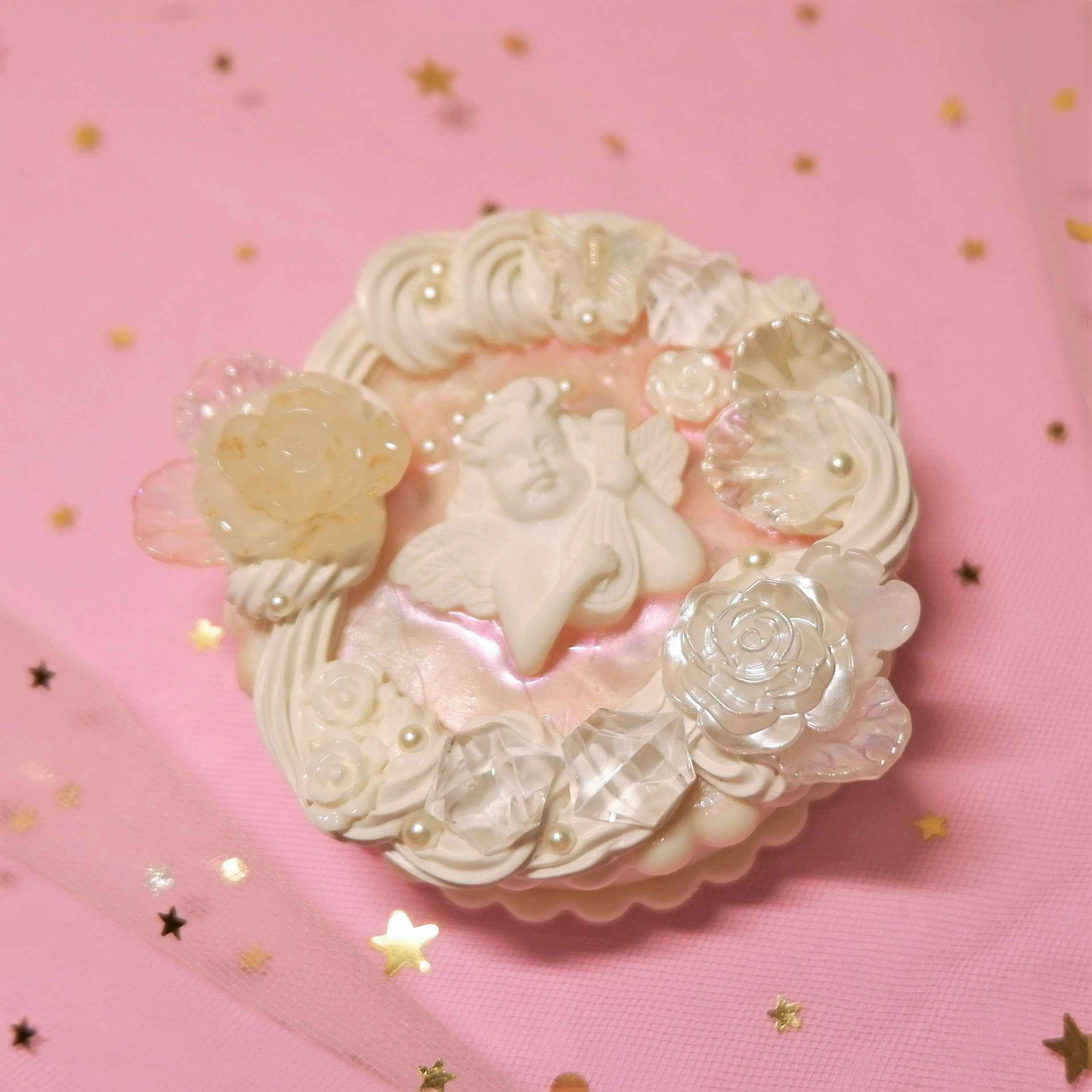 Decoden Contact Lenses Case Angel & Rose