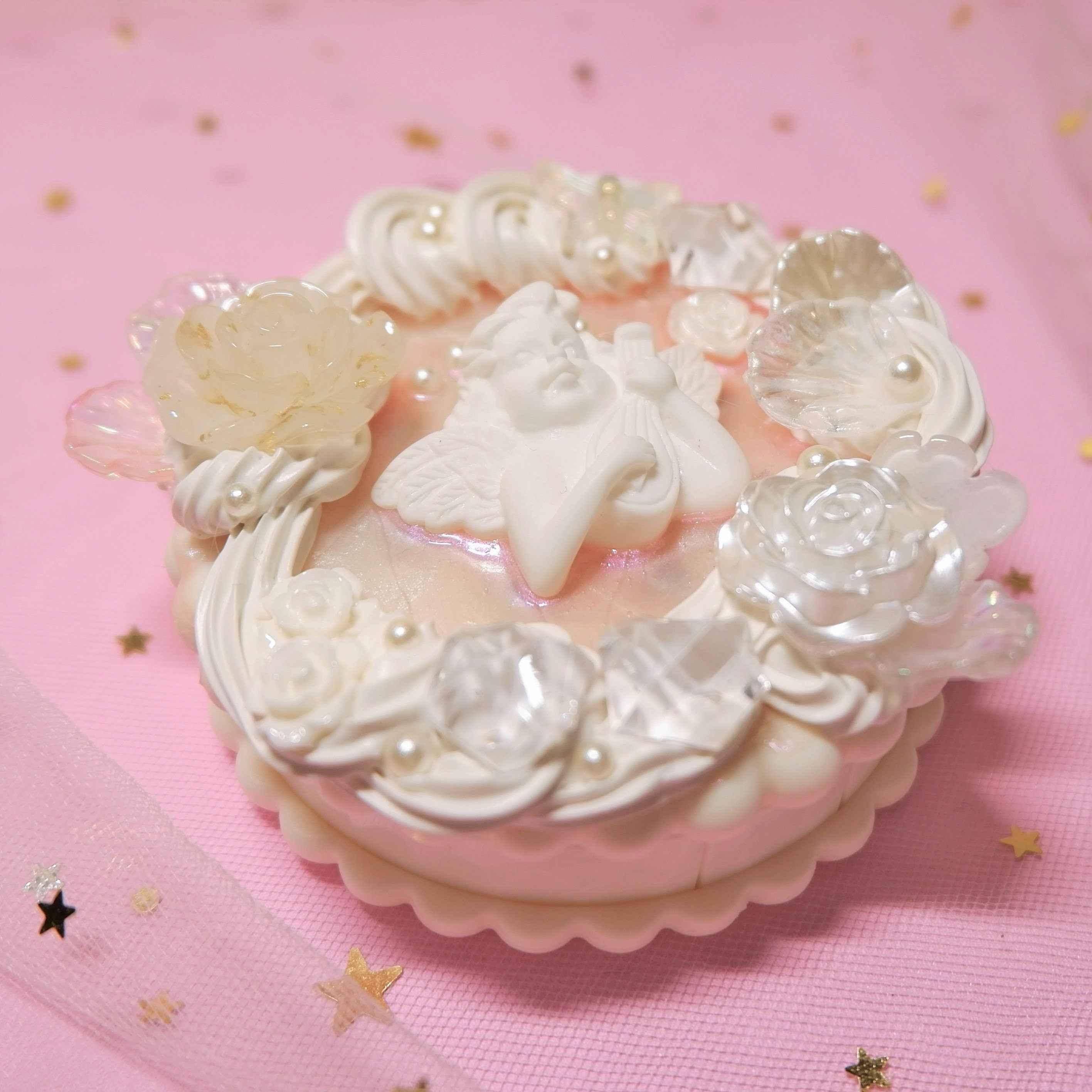 Decoden Contact Lenses Case Angel & Rose