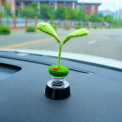 Crochet Car Dashboard Decor- Little Sprout