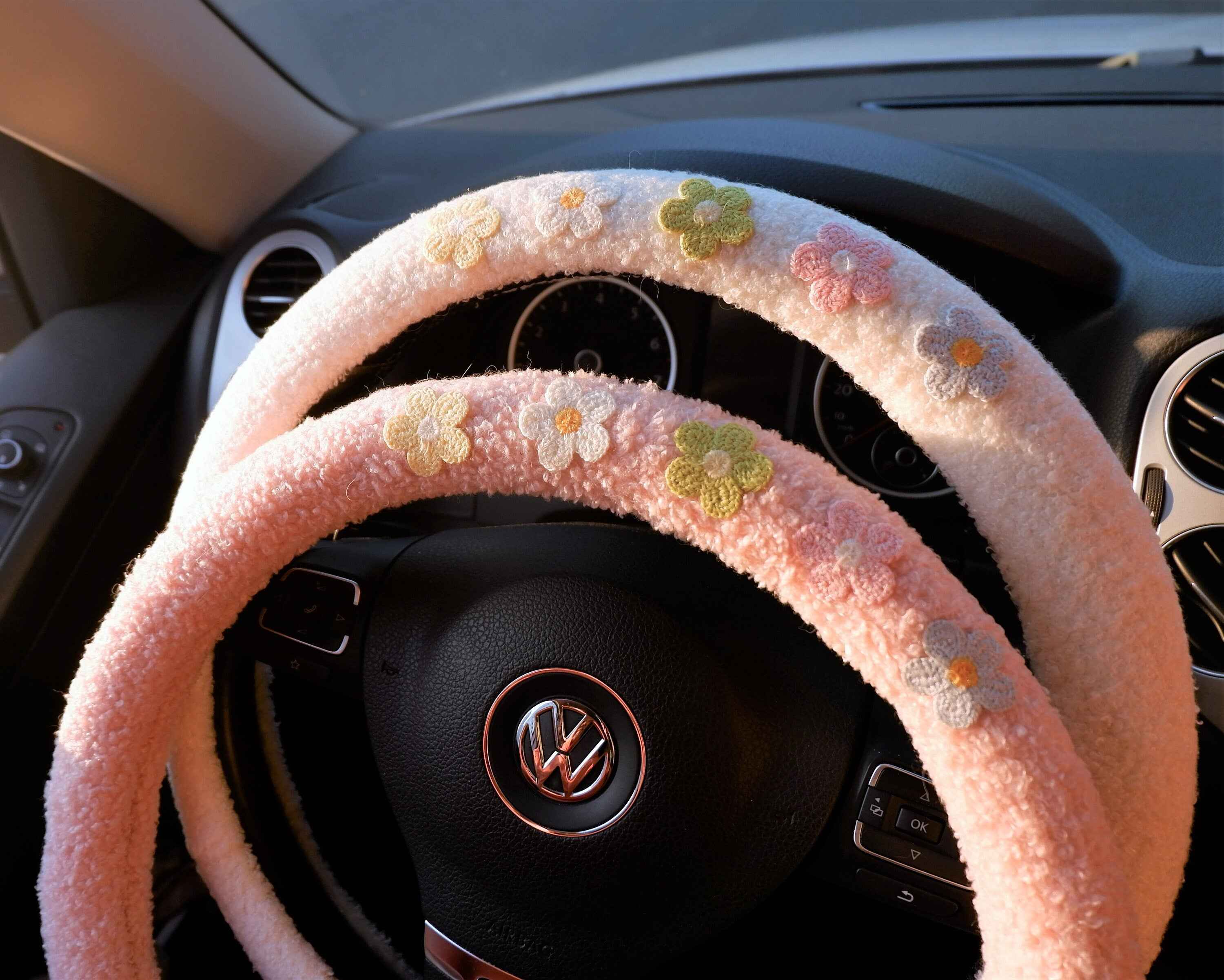 Steering Wheel Cover- Flower Patch