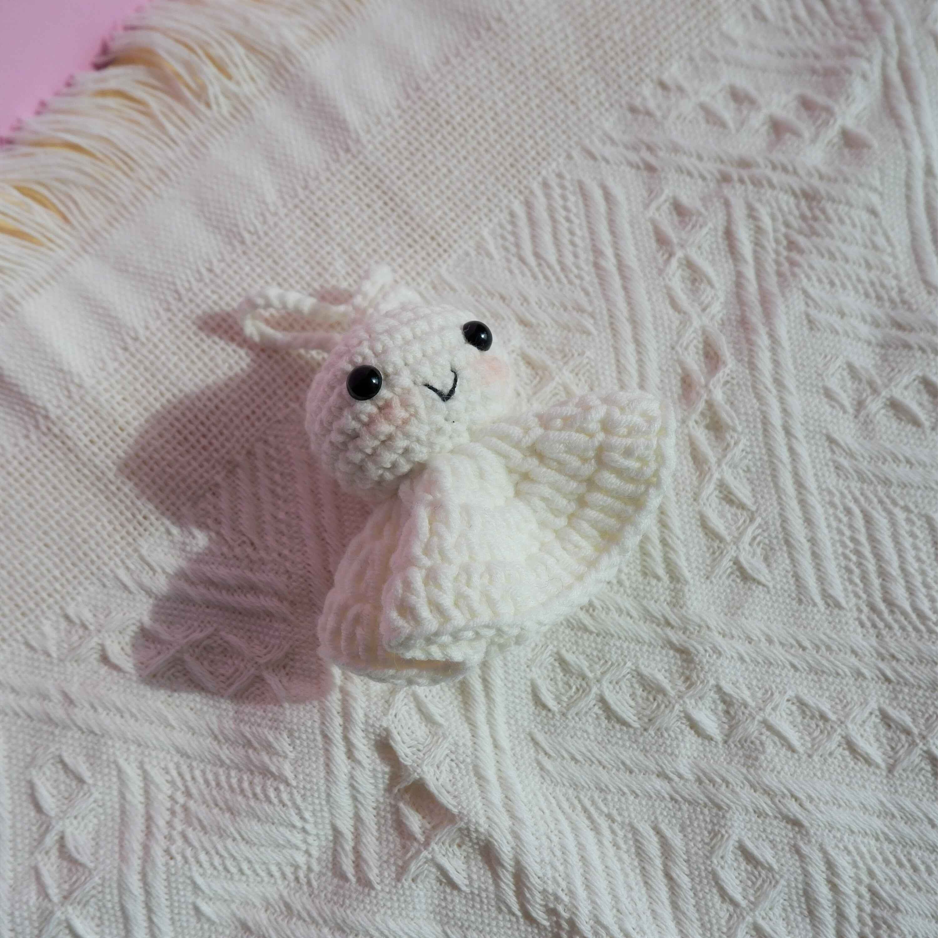 Car Mirror Hanging Accessory- Crochet Smiley Sunny Doll