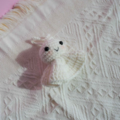 Car Mirror Hanging Accessory- Crochet Smiley Sunny Doll