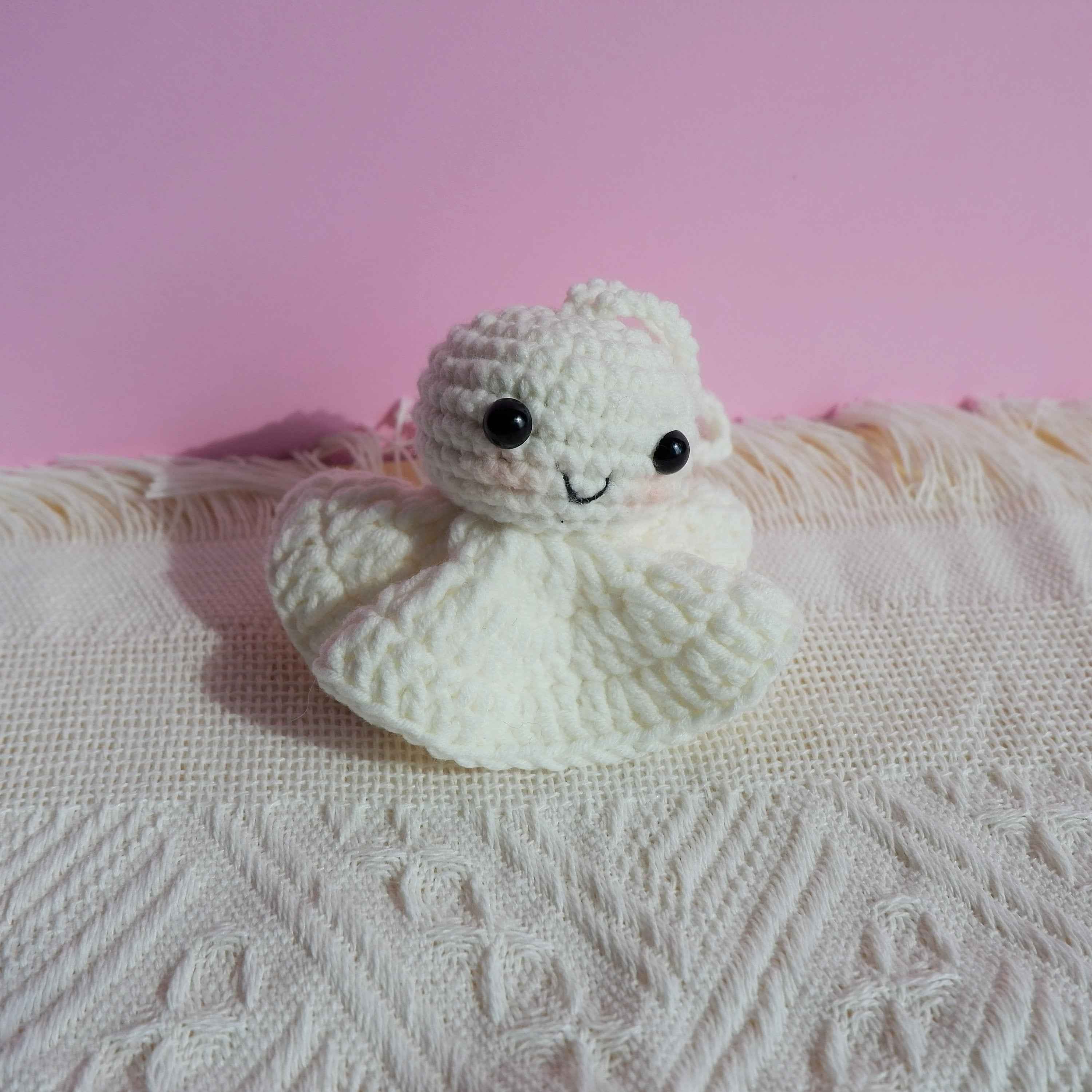 Car Mirror Hanging Accessory- Crochet Smiley Sunny Doll