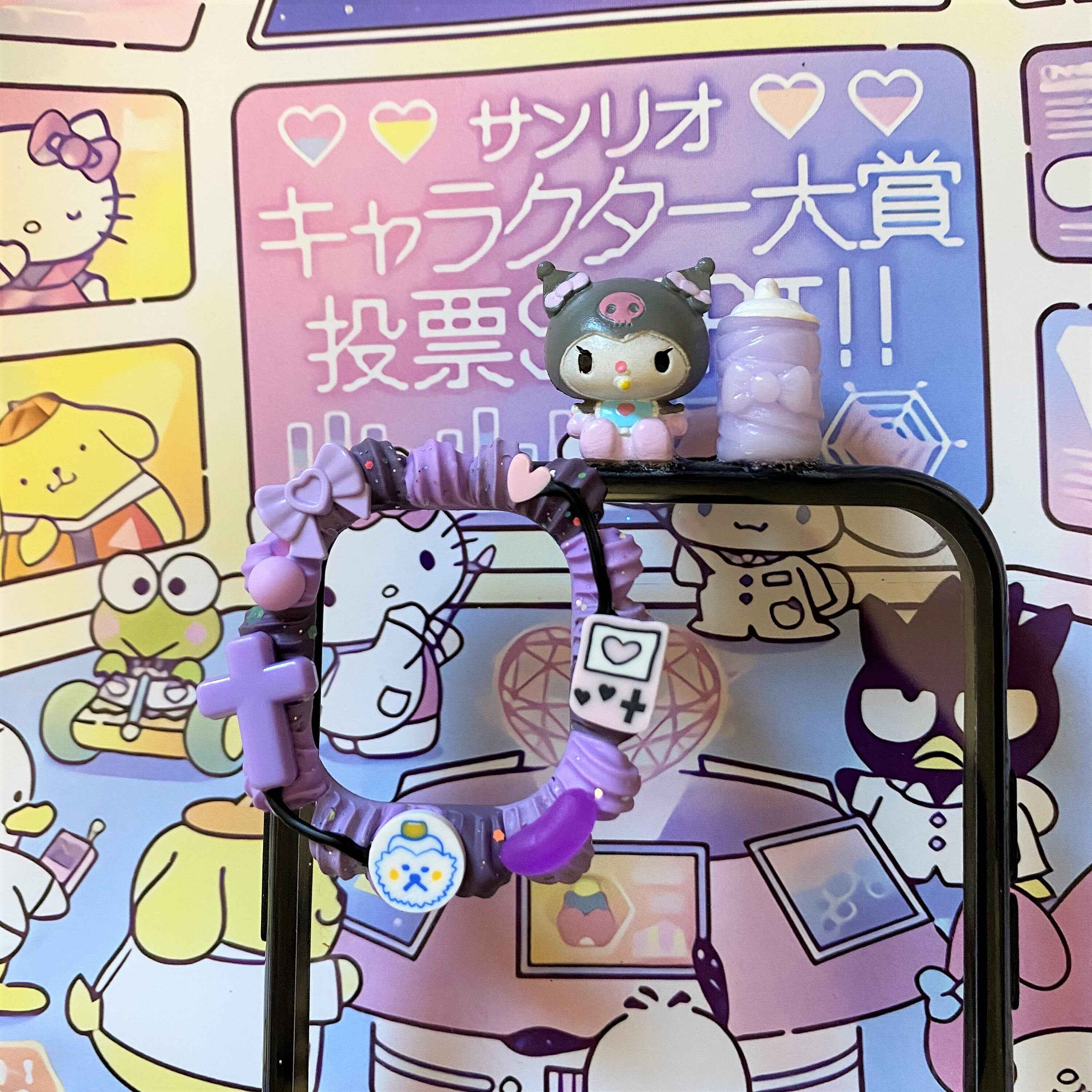 Anime Decoden Phone Case Kuromi My Melody